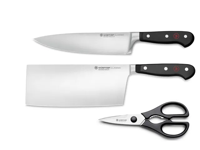 Wusthof Classic Set 3 Coltelli Cuoco Asiatico Forbice