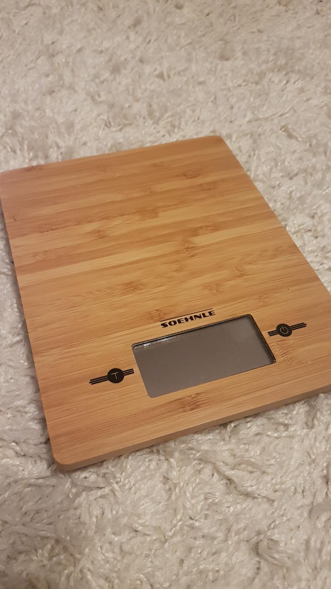 Soehnle Bamboo bilancia cucina digitale 5 kg sensor-touch