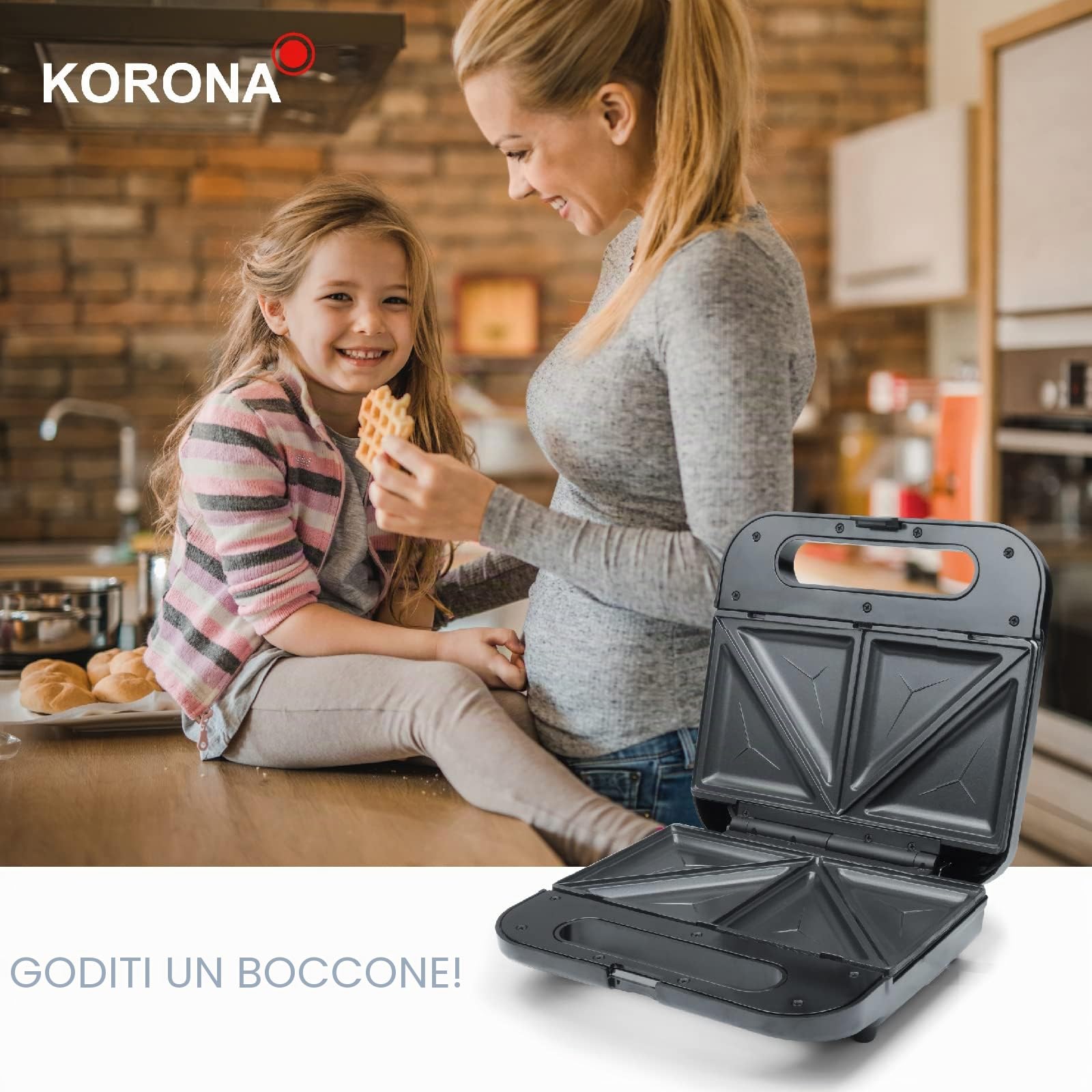 Korona 47019 sandwich maker XXL 750W antiaderente