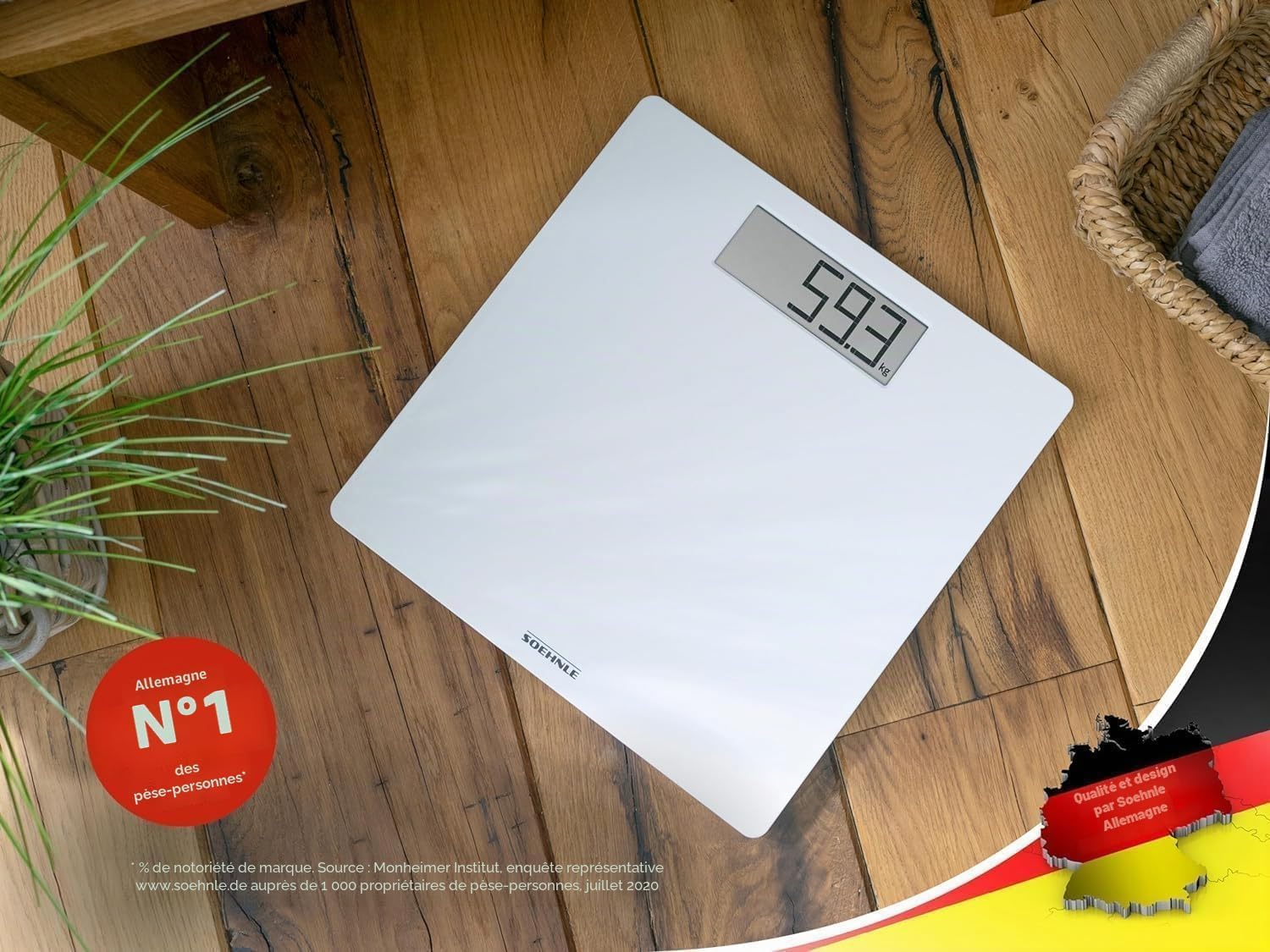 Soehnle Sense Safe 100 bilancia pesapersone digitale 180 kg