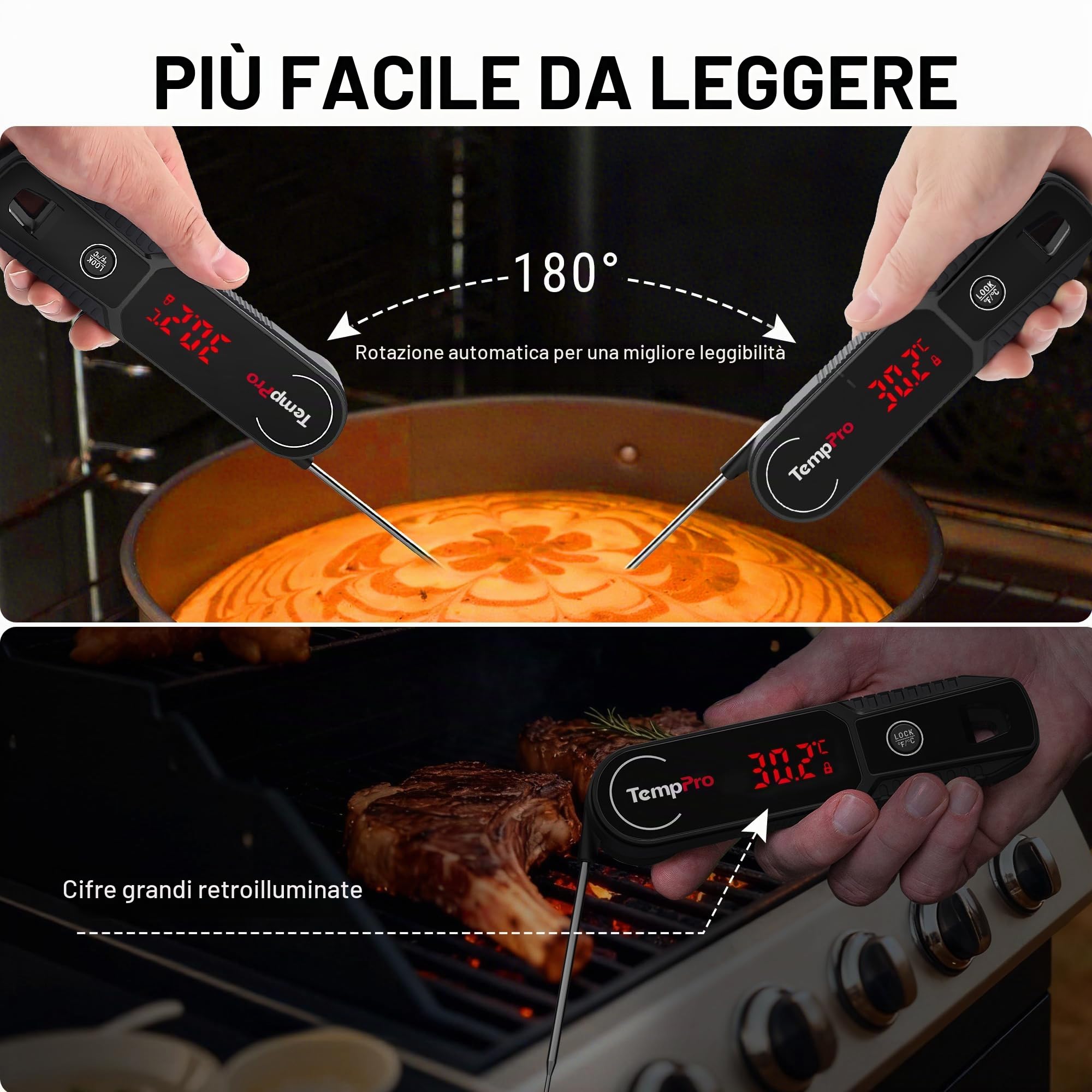 ThermoPro TP622 Termometro Cucina Digitale Sonda