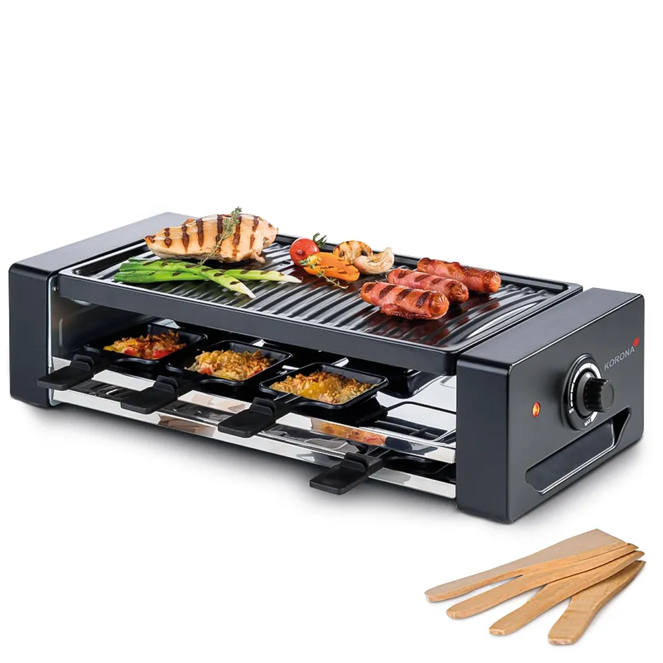 Korona 45070 Raclette 8 Persone 1300W antiaderente