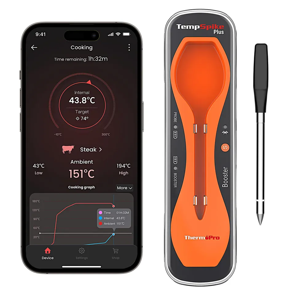 ThermoPro TempSpike TP970 Termometro Carne Wireless 180 m