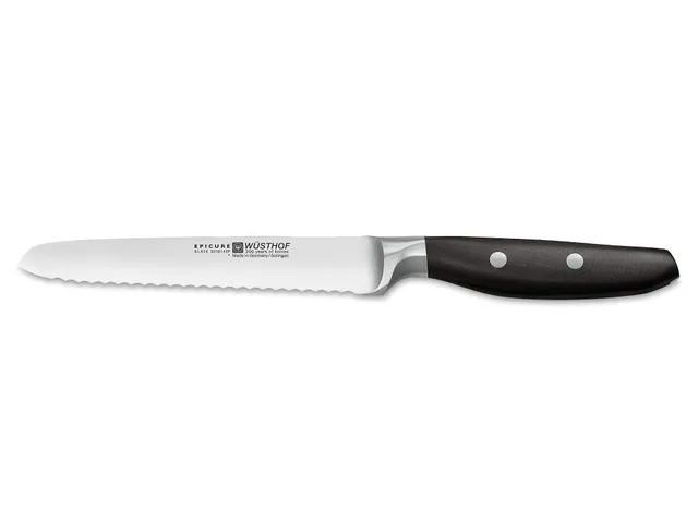 Wusthof Epicure Slate coltello salame 14 cm seghettato
