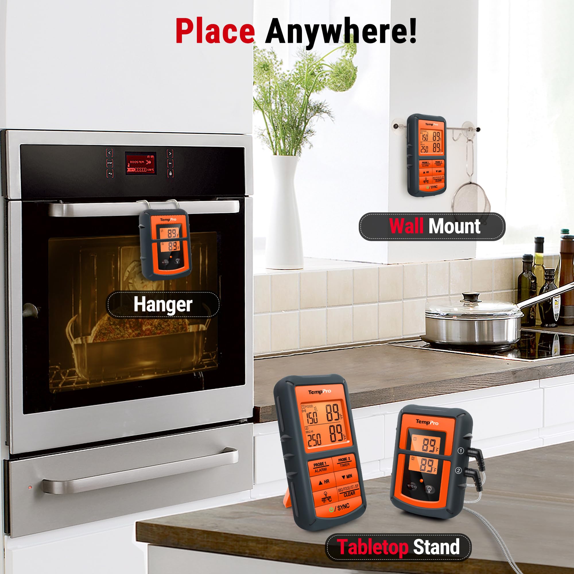 ThermoPro TP08 Termometro Carne Wireless Doppia Sonda