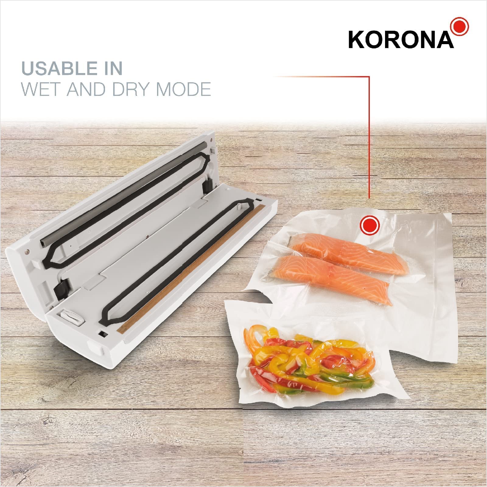 Korona 28000 4 in 1 macchina sottovuoto bianco 28 cm