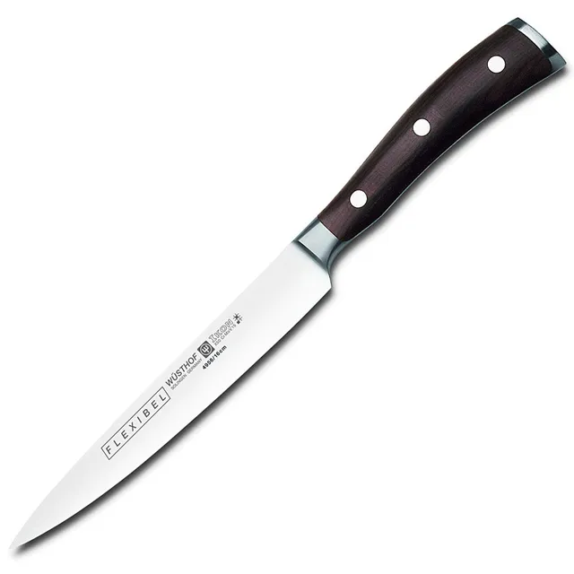 Wüsthof Ikon Coltello Filetto 18 cm Lama Flessibile
