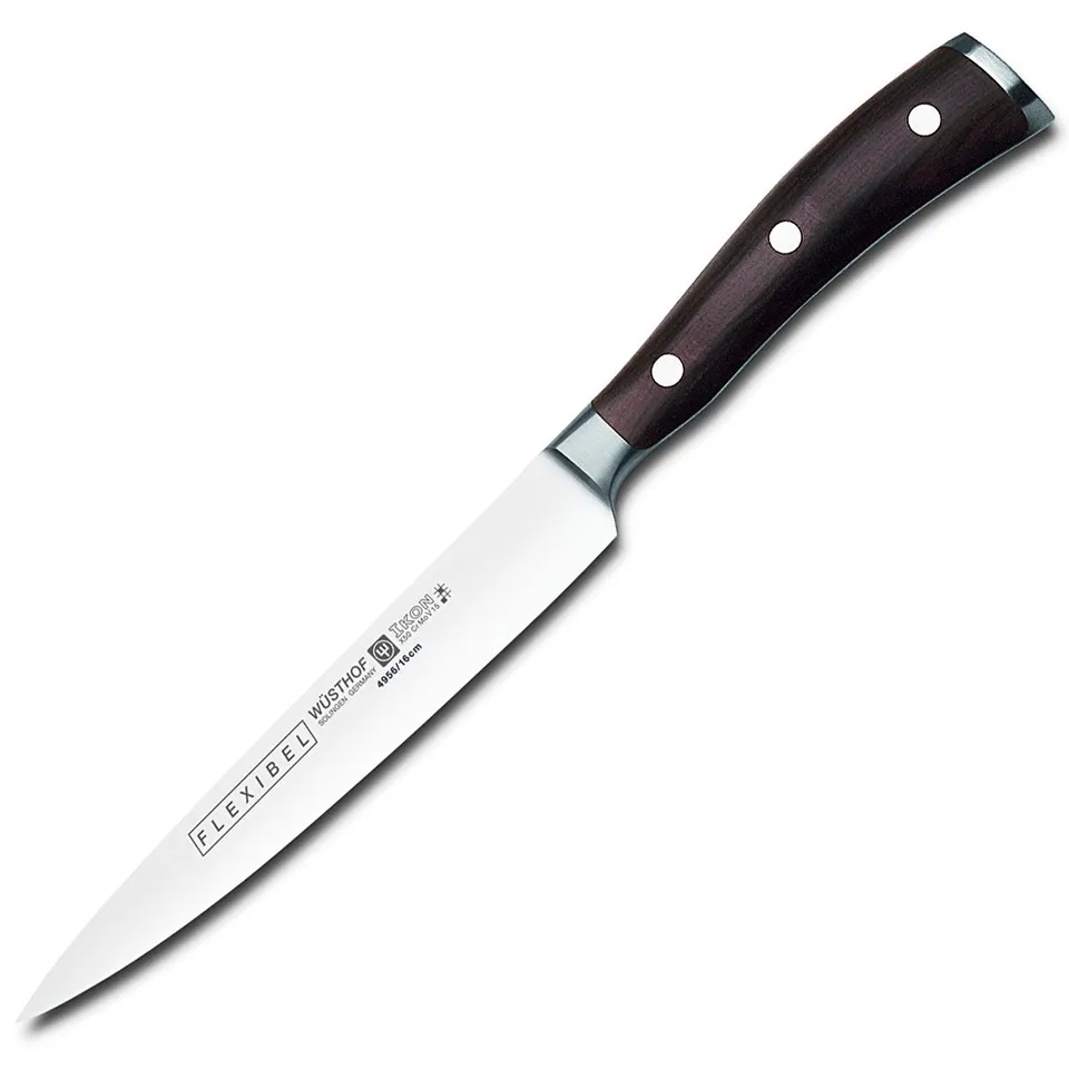 Wüsthof Ikon Coltello Filetto 18 cm Lama Flessibile