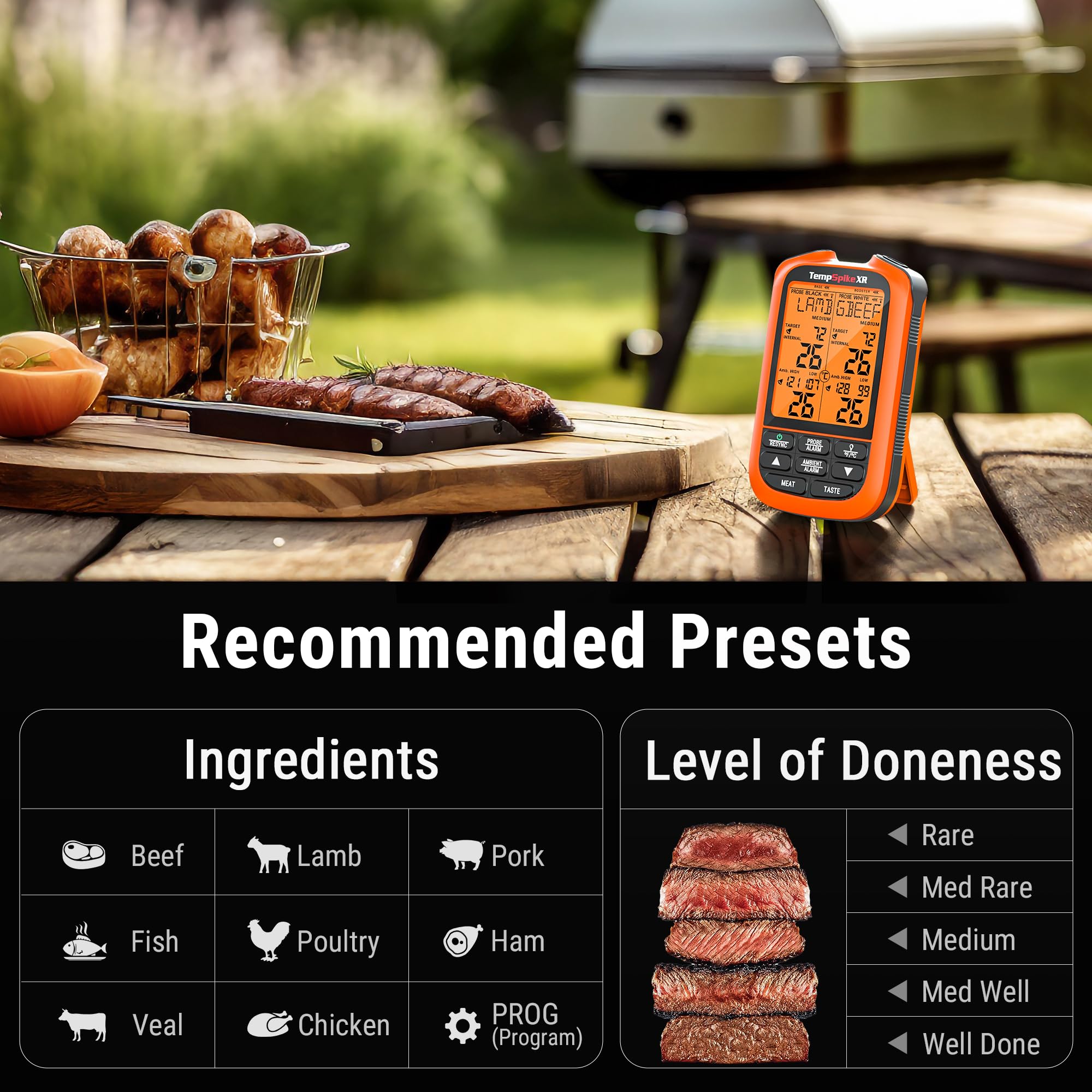ThermoPro TempSpike TP862 XR termometro carne wireless 300 m