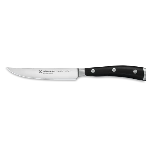 Wüsthof Classic Ikon coltello bistecca 4 1/2" liscio