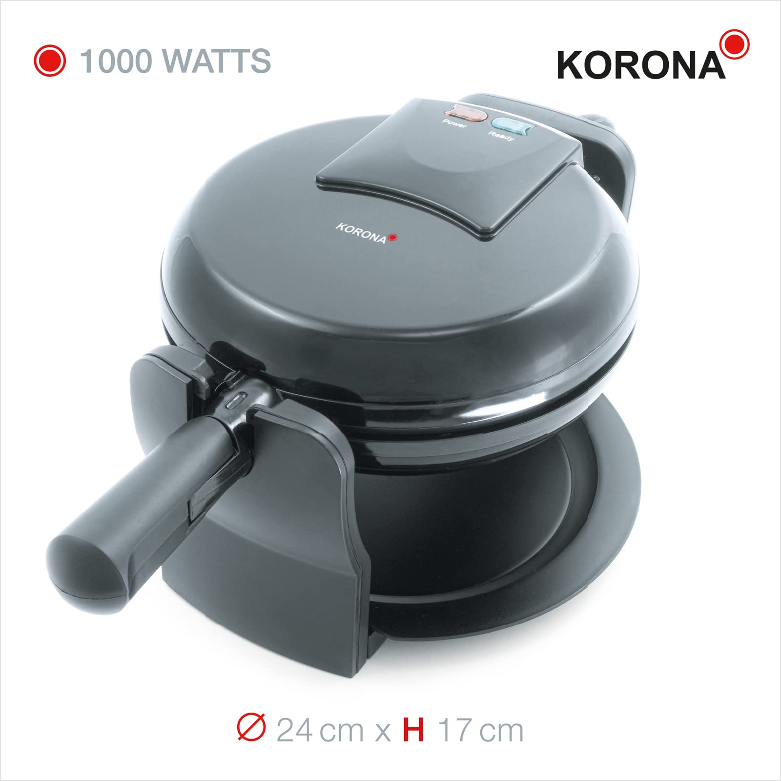 Korona 41004 piastra waffle rotante belgi 180°