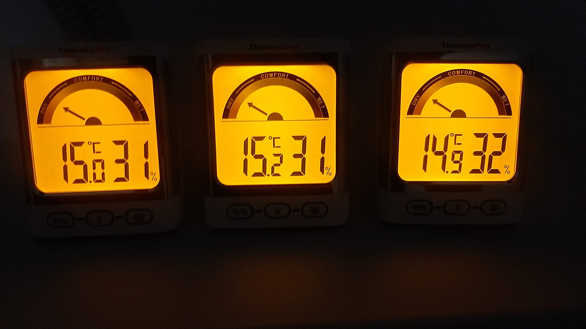 ThermoPro TP152 Termoigrometro Interno Orologio