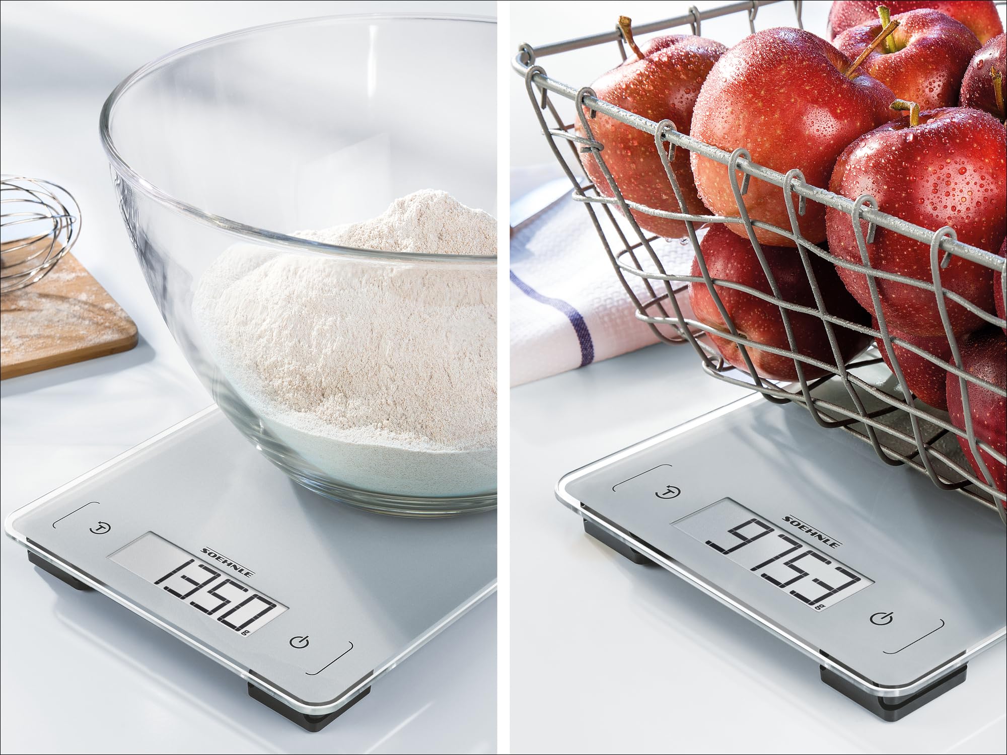 Soehnle Page Aqua Proof 66225 bilancia cucina argento 10 kg
