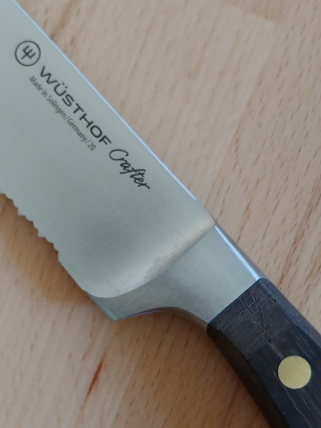 Wüsthof Crafter blocco 6 coltelli manico rovere affumicato