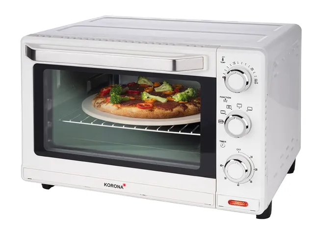 Korona 57158 forno pizza multifunzione 24 litri bianco con pietra