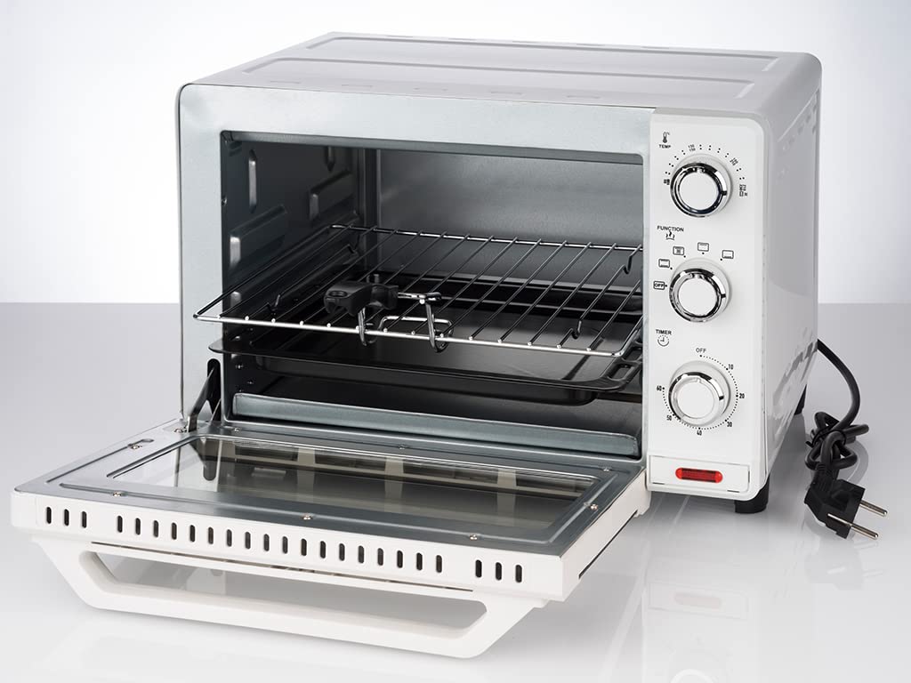 Korona 57158 forno pizza multifunzione 24 litri bianco con pietra