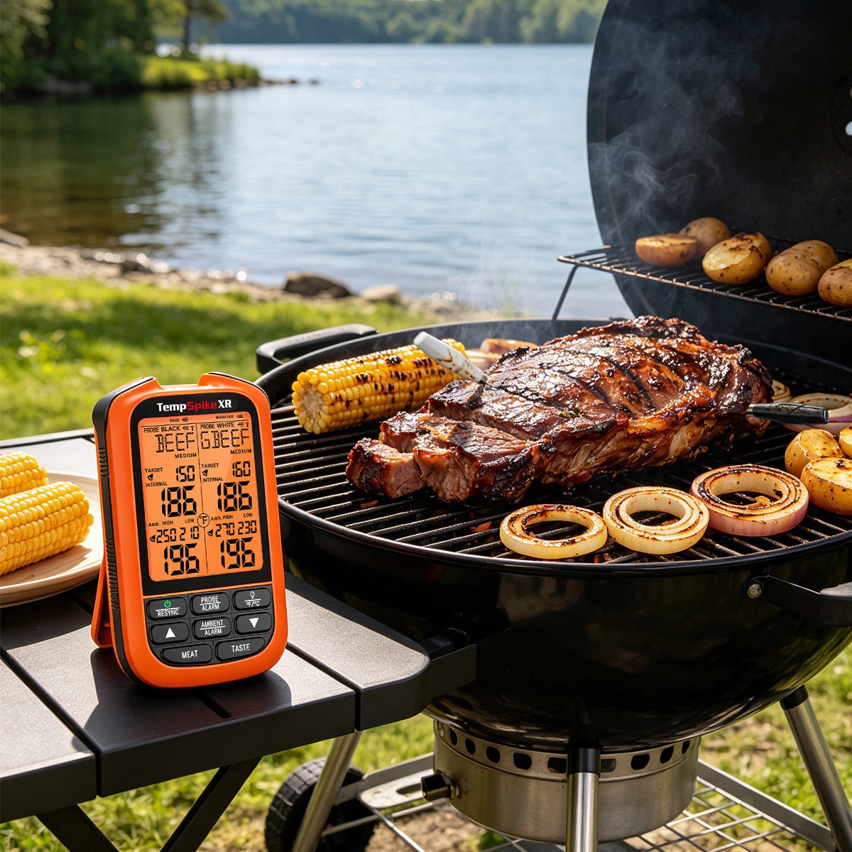 TempPro TempSpike XR TP863B termometro carne 2 sonde 2000 ft