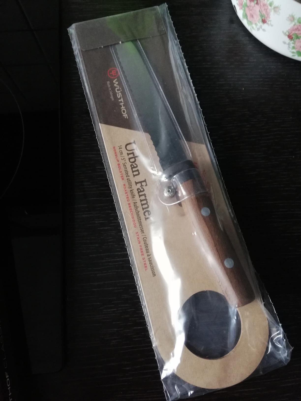 Wüsthof Urban Farmer Coltello Salame 14cm Seghettato