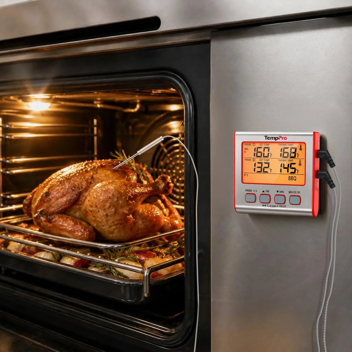 TempPro TP17W termometro carne forno doppia sonda con timer