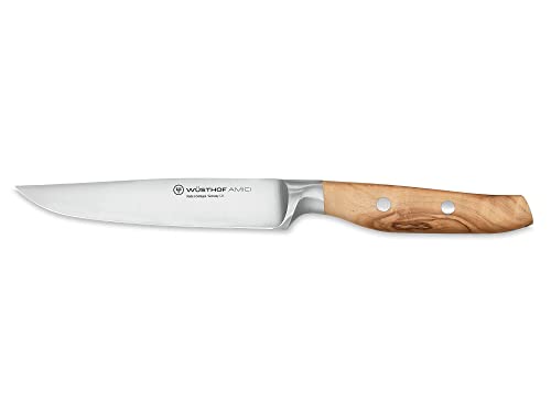 Wüsthof Amici coltello bistecca 12 cm lama liscia ulivo