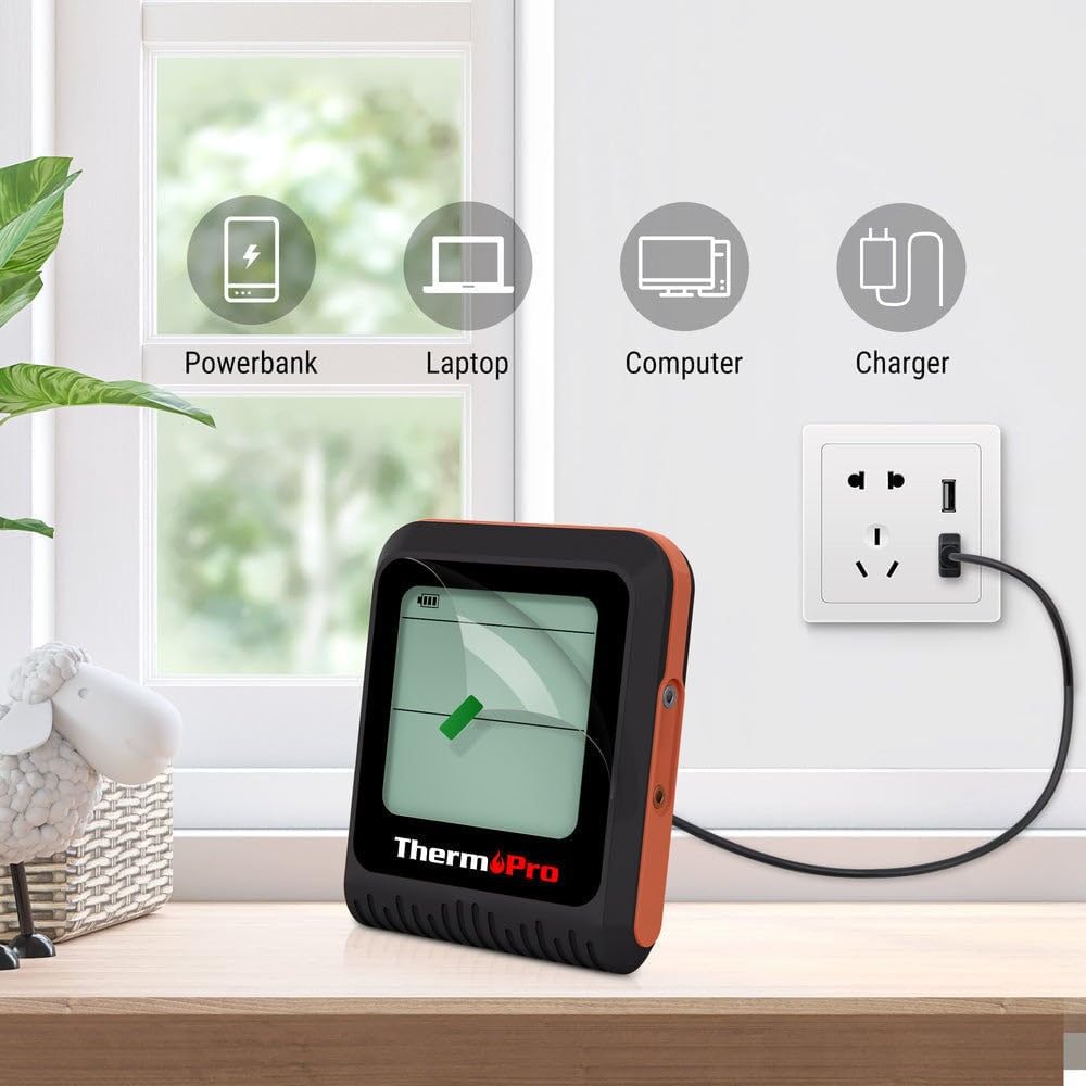 ThermoPro Bluetooth termometro carne wireless grill LCD