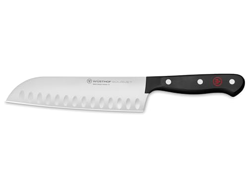 Wüsthof Gourmet Santoku 17 cm coltello alveolato