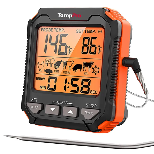 TempPro TP716 Termometro Carne Forno con Sonda e Timer