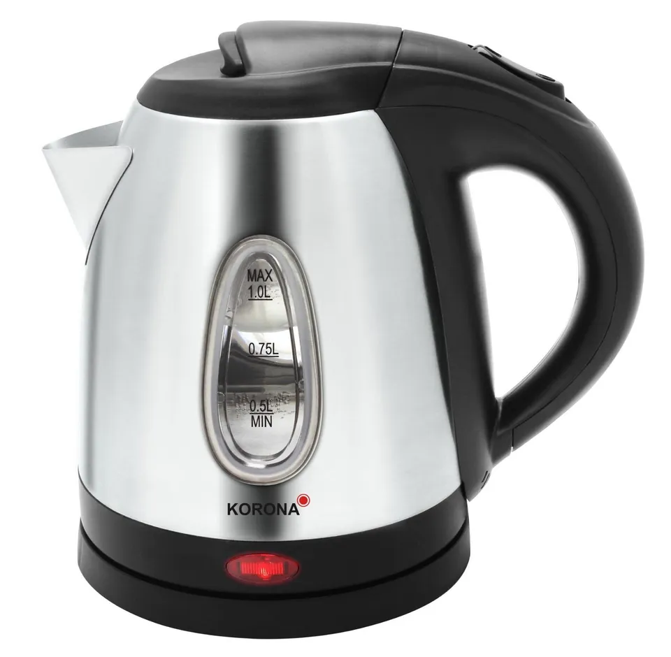 Korona 20303 Bollitore Elettrico 1 L Nero Acciaio