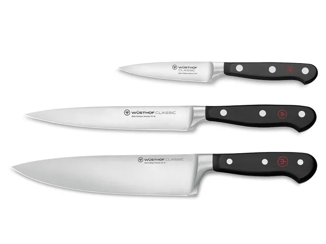 Wüsthof Classic Set 3 Coltelli Cucina Forgiati