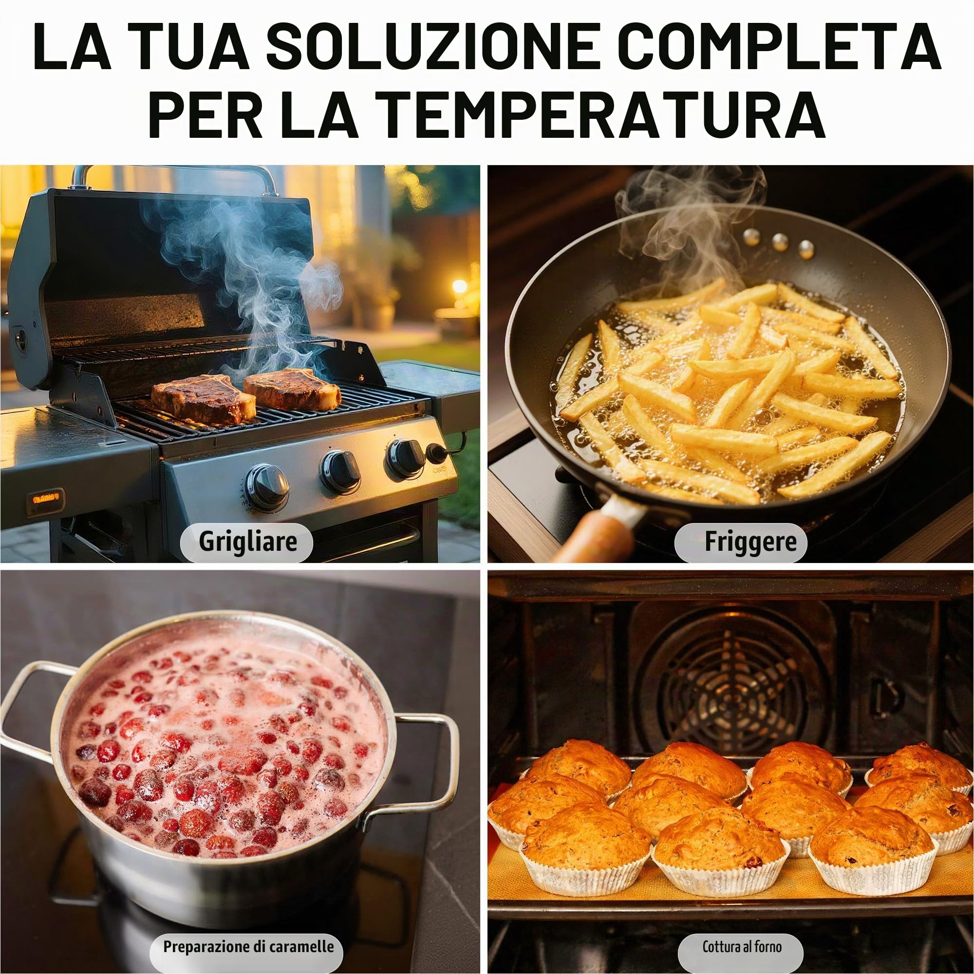 ThermoPro TP622 Termometro Cucina Digitale Sonda
