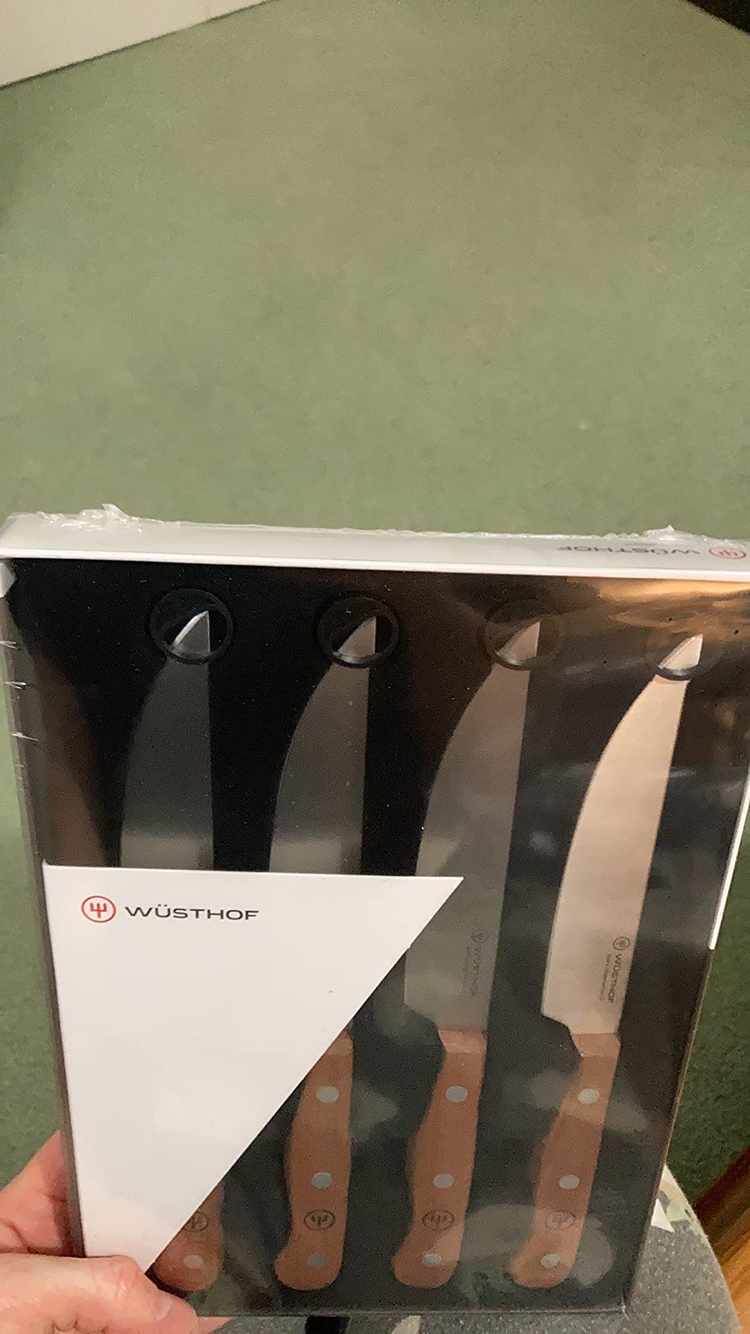 Wüsthof Set 4 Coltelli Bistecca 12cm Legno Faggio