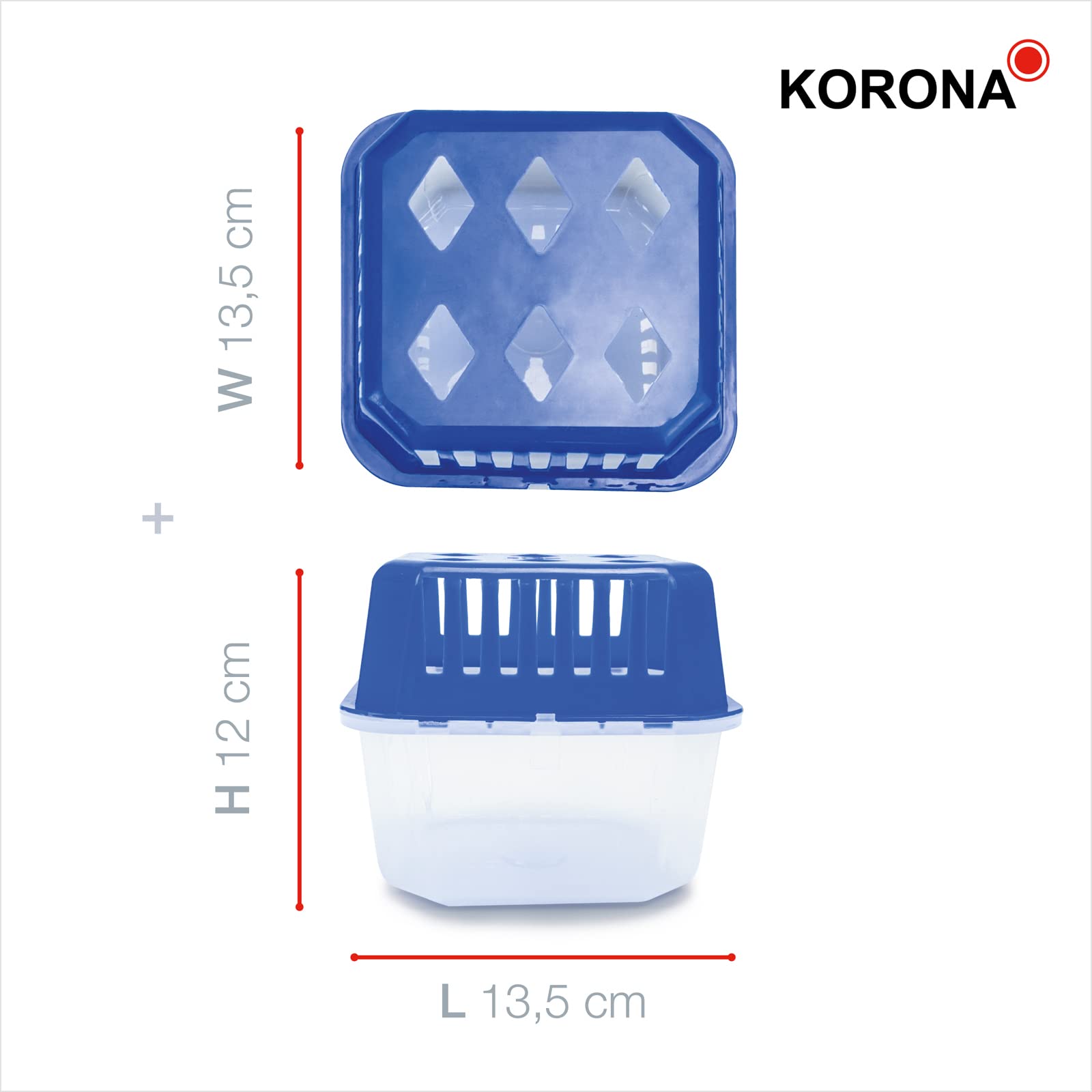 Korona 82151 Set 4 Deumidificatori 25 m² 8 Ricariche