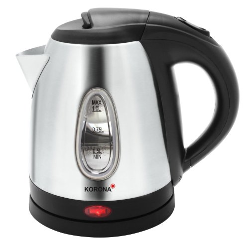 Korona 20303 Bollitore Elettrico 1 L Nero Acciaio