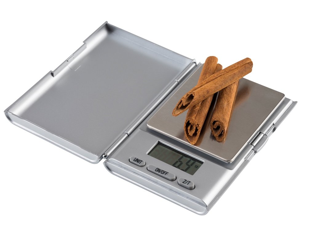 Korona Anja bilancia tascabile 500 g argento