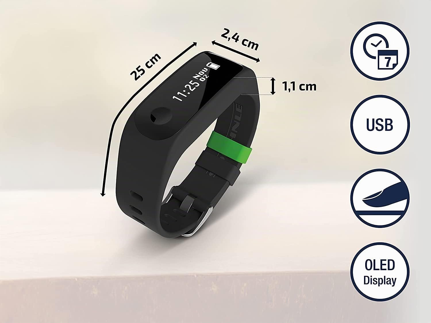 Soehnle Fit Connect 100 fitness tracker nero bluetooth