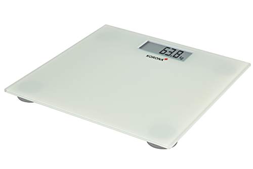 Korona Mira 74750 bilancia pesapersone vetro bianca 180 kg