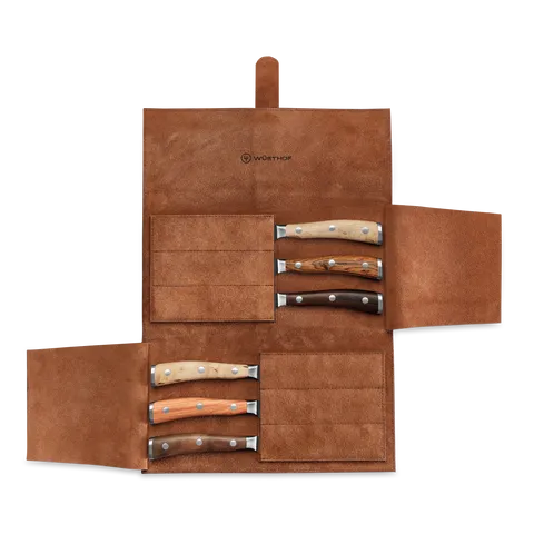 Wusthof Ikon Set Coltelli Bistecca 6 Pz Legno