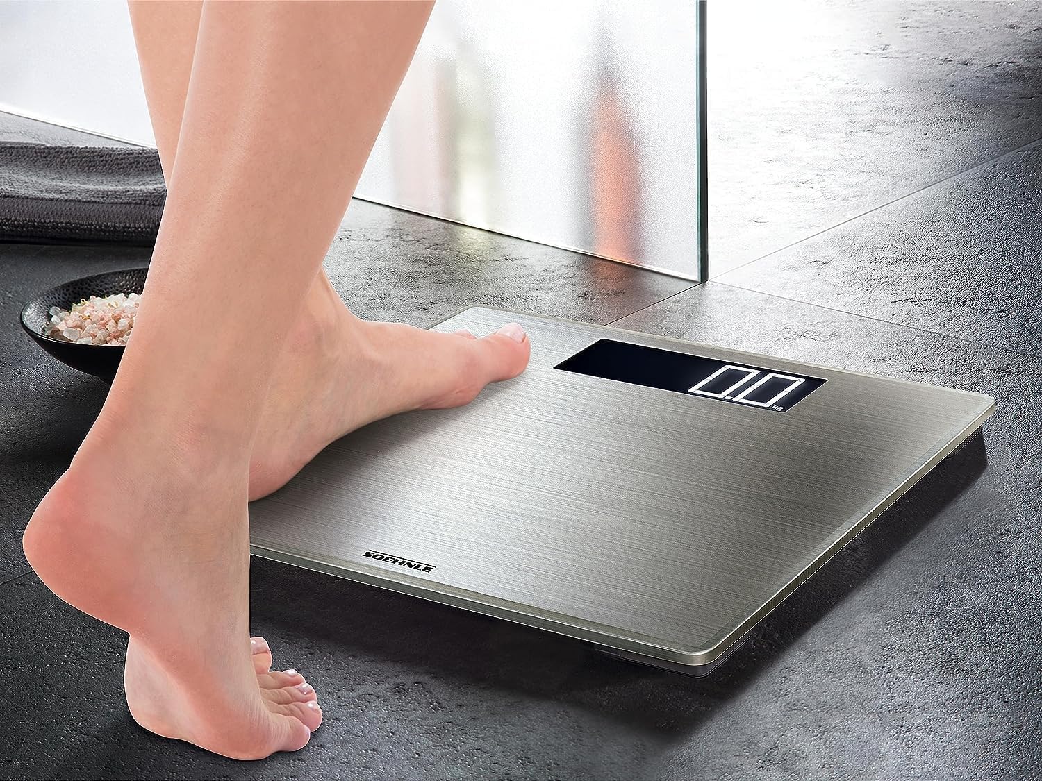 Soehnle Style Sense Safe 300 bilancia bagno 180 kg inox