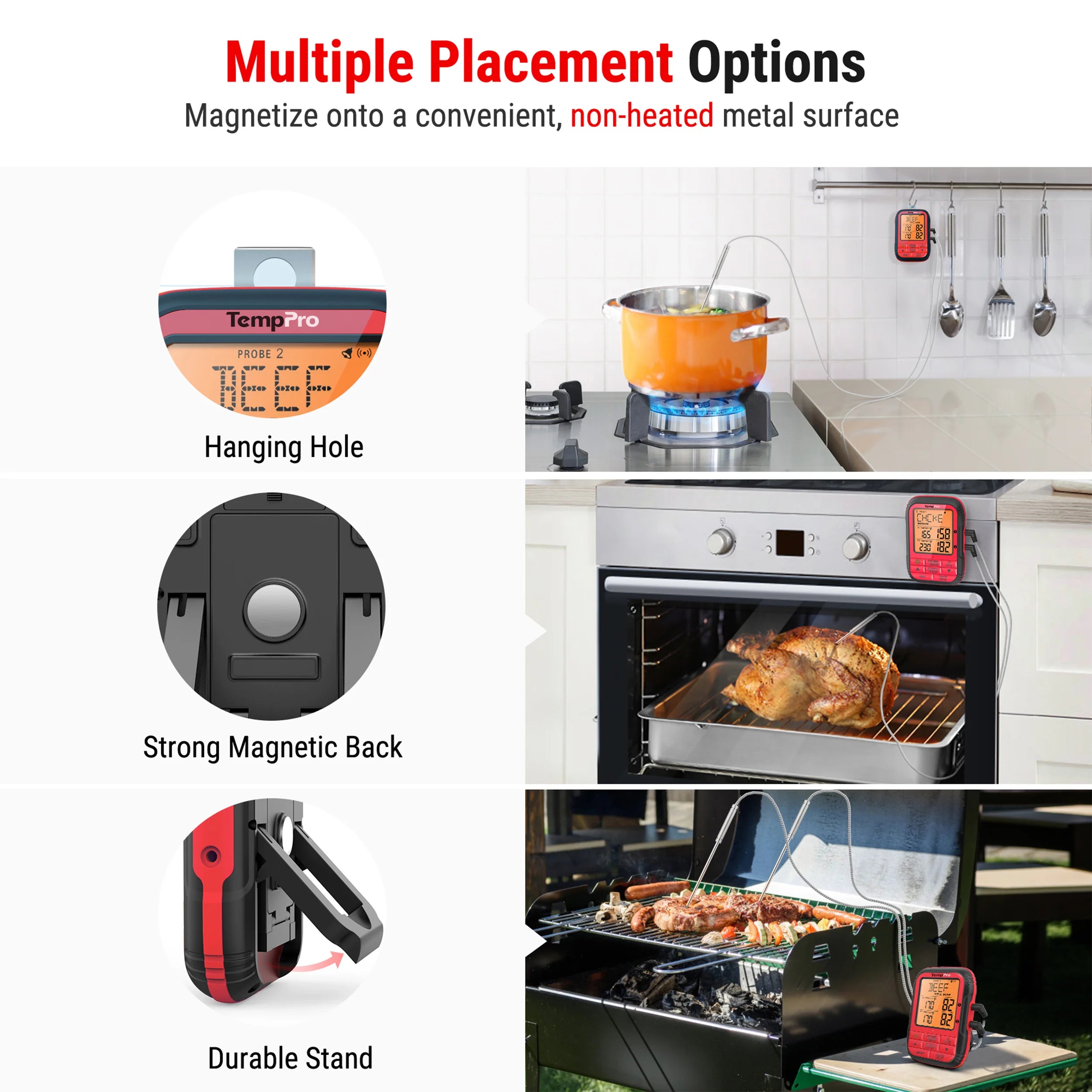 TempPro TempSync Plus TP828BW termometro carne wireless