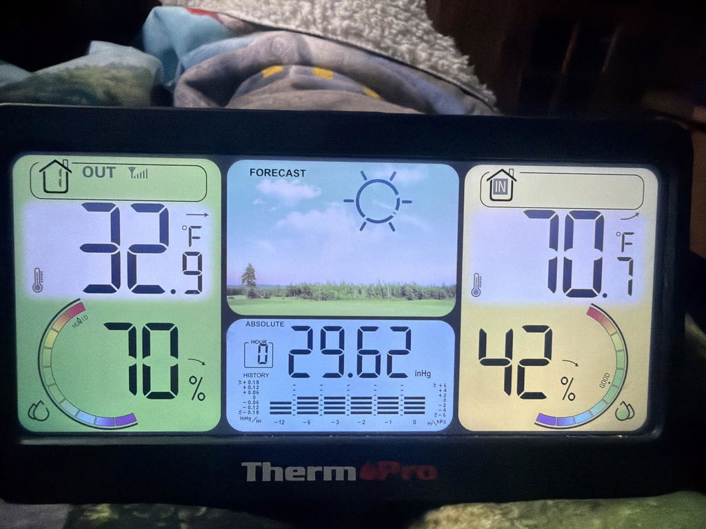 TempPro TempAir Plus TP280B stazione meteo wireless 7"