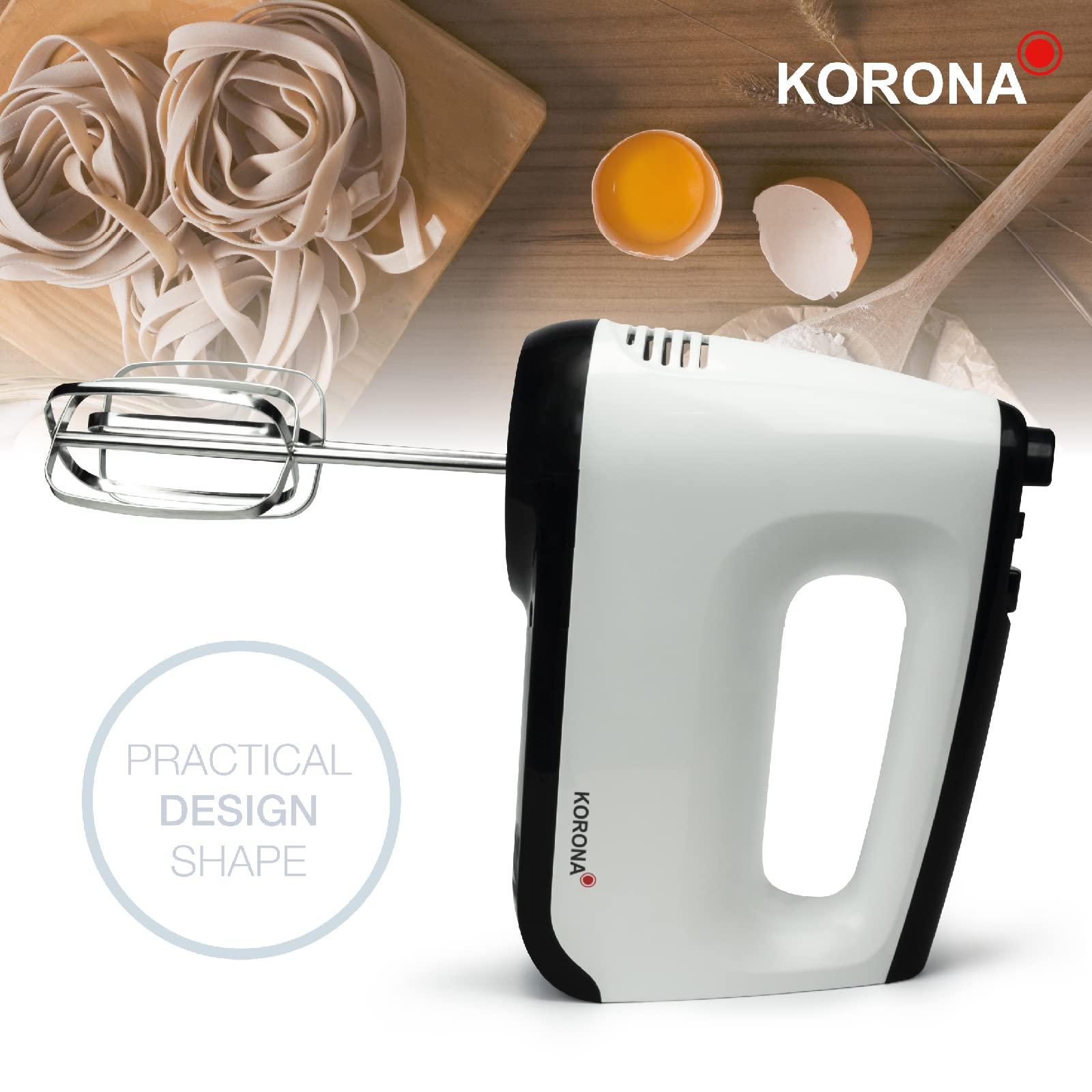 Korona 23012 sbattitore elettrico con box 6 velocità turbo