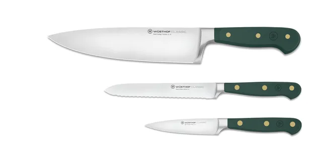 Wusthof Classic Set 3 Coltelli Fresh Rosemary Verde
