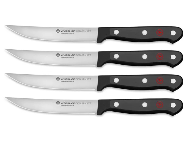 Wüsthof Gourmet Set 4 coltelli bistecca carne neri
