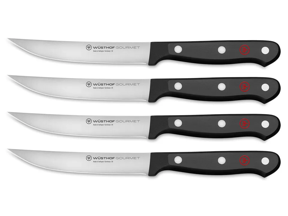 Wüsthof Gourmet Set 4 coltelli bistecca carne neri