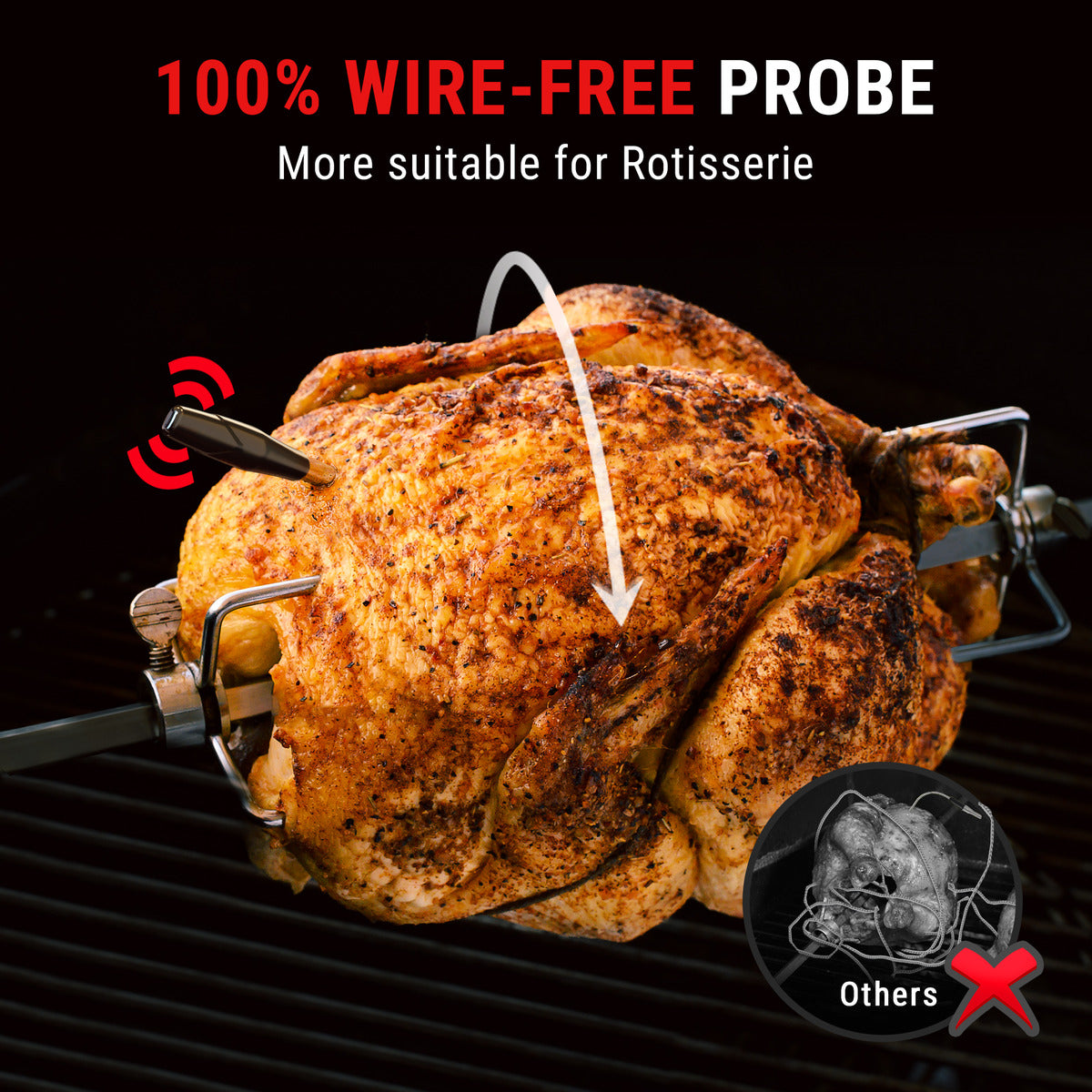 TempPro TempSpike XR TP862B termometro carne wireless 2 sonde