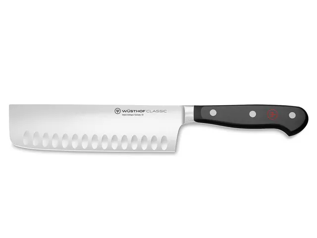 Wüsthof Classic Coltello Nakiri 17 cm Verdure Alveolato