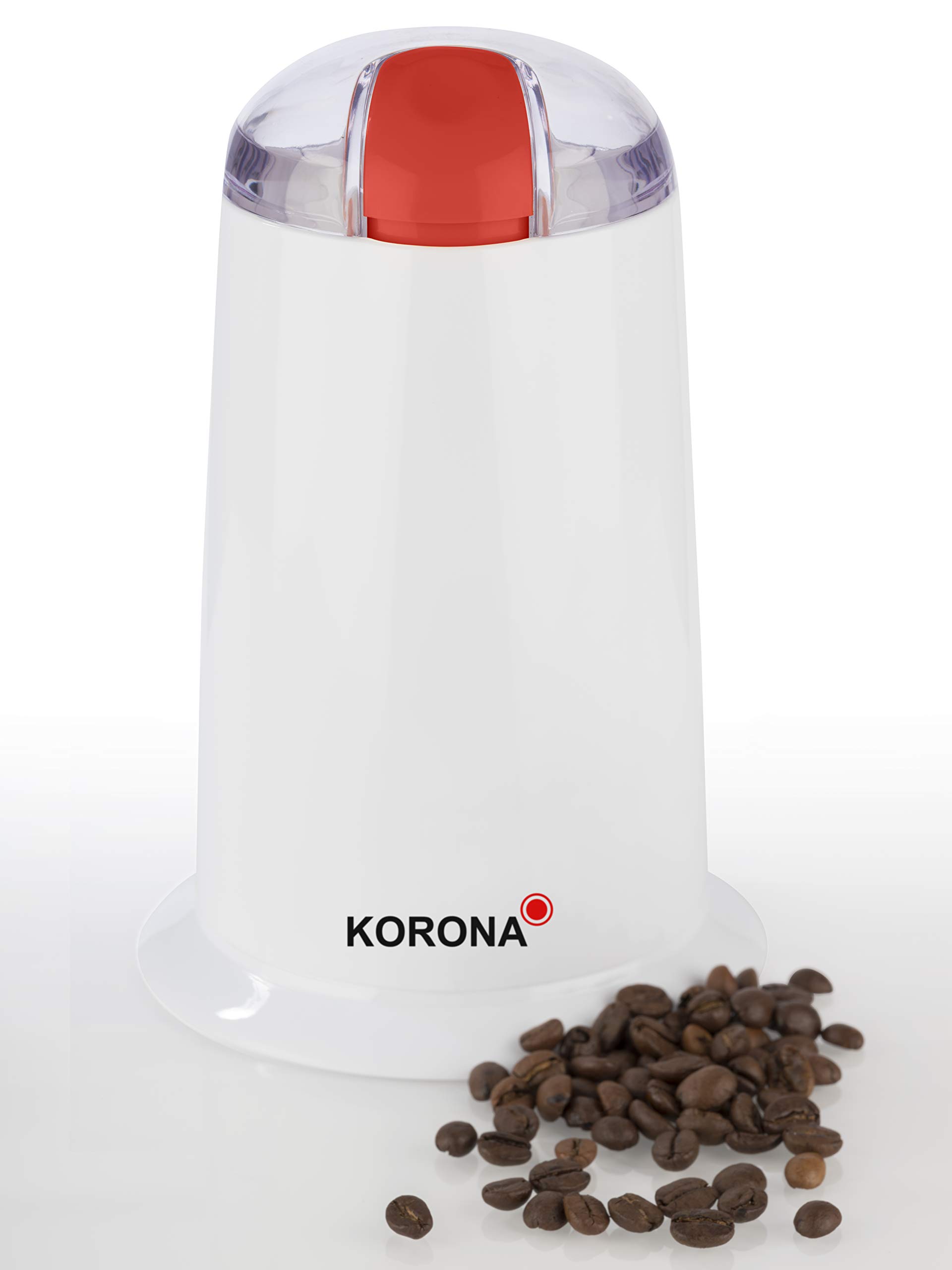 Korona 26010 Macinacaffè Elettrico Rosso Inox