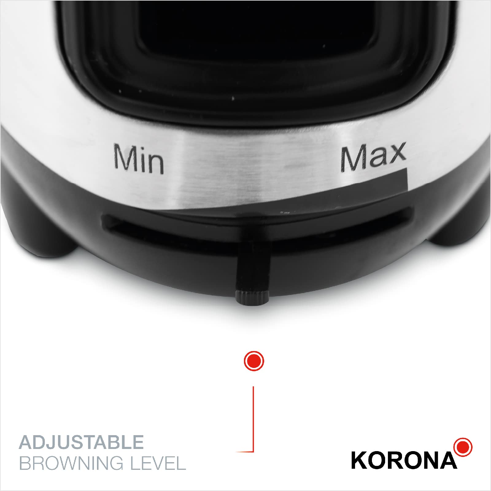 Korona 21304 Tostapane Singolo 1 Fetta Inox 550W