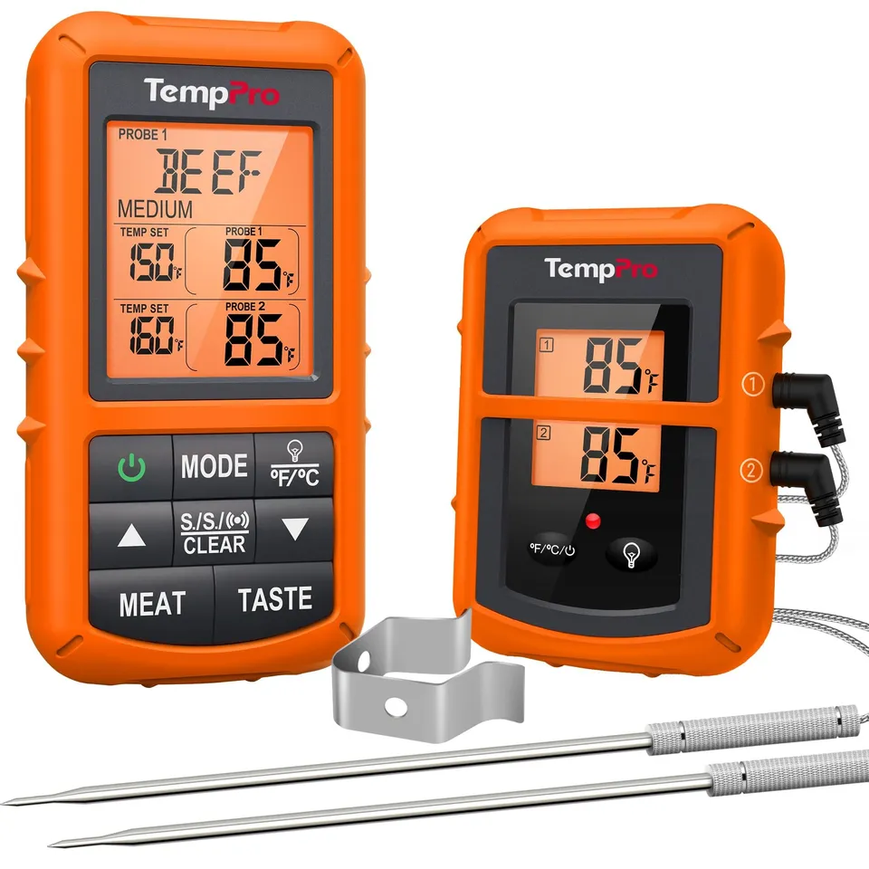 ThermoPro TP20C termometro carne wireless arancia 150 m