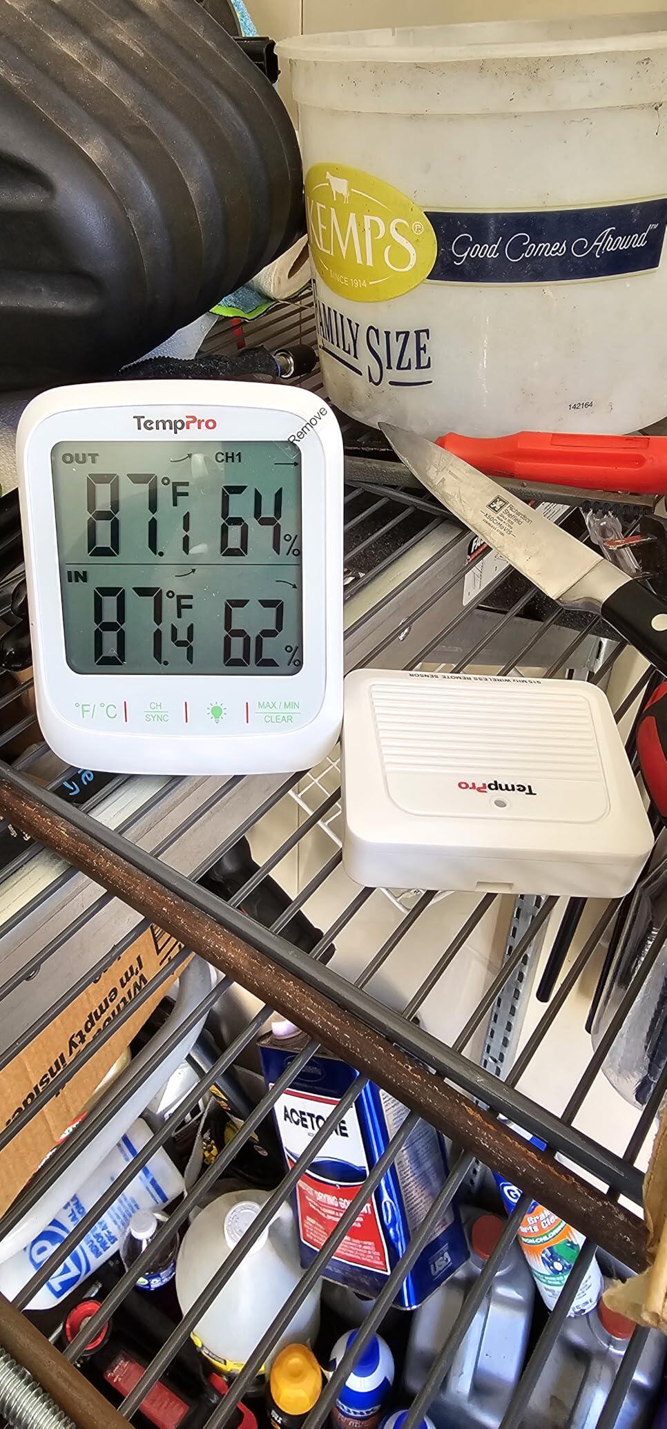 TempPro TempAir Plus TP260B Termoigrometro Wireless Display